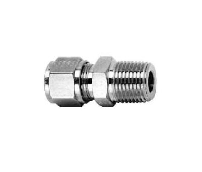 1/4 Tube x 1/2 MNPT 316ss Male Pipe Connector Fitting Hoke Gyrolok