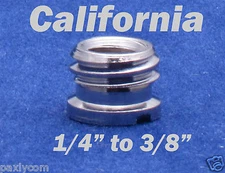 ONE 1/4" to 3/8" Screw Adapter for Camera DSLR Tripod Monopod Ballhead Ball Head