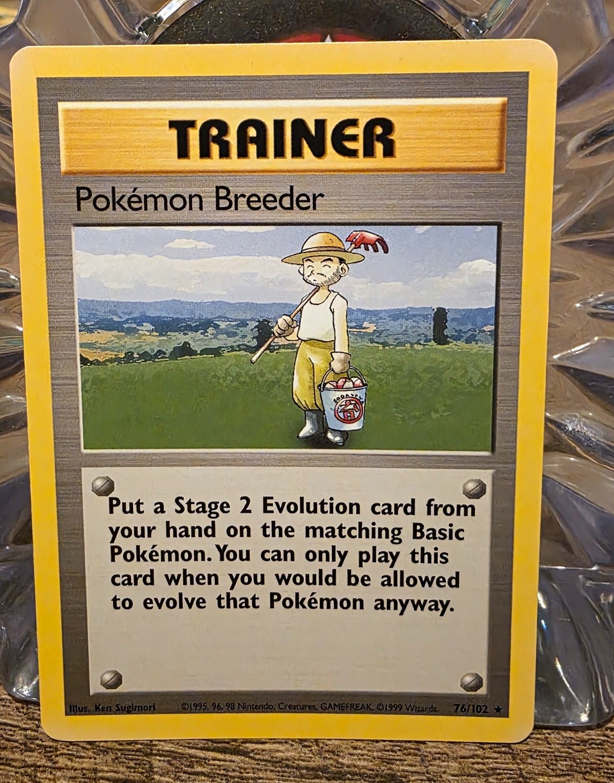 Wizards of the Coast Base Set Pokémon Breeder 76/102 English Unlimited