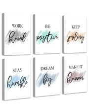 Drsoum Motivational Wall Decor Inspirational Office Wall Art Quotes 12” x1