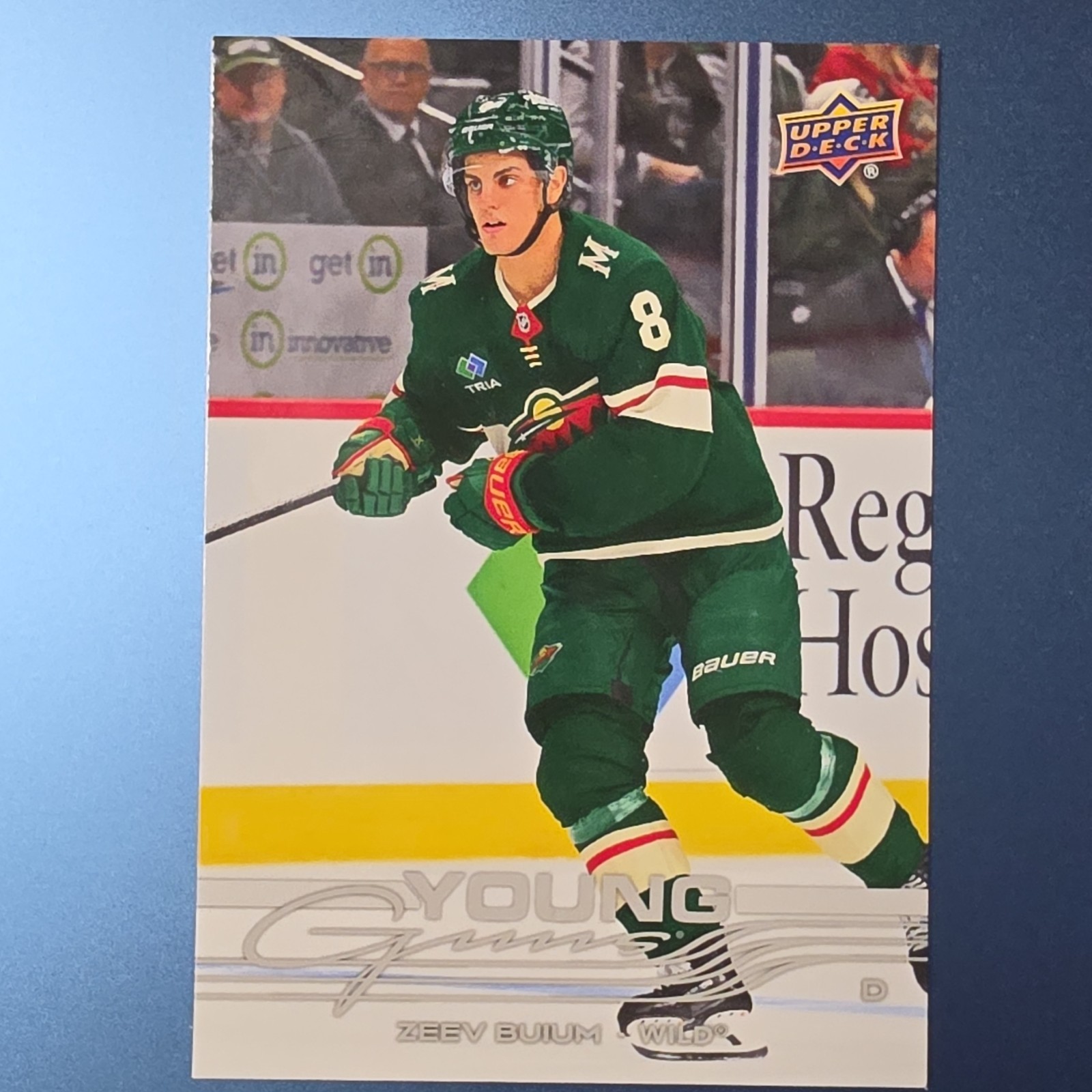 Upper Deck JUMBO Young Guns Rookie Zeev Buium #486 Minnesota Wild 2025-26 Card