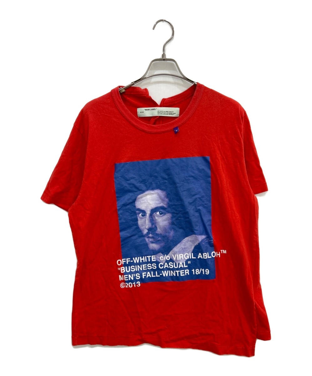 即発 OFF WHITE 18FW BERNINI S/S SPLICED T-SHIRT 即発 OFF WHITE 18FW BERNINI S/S SPLICED T-SHIRT (Off-White/T
