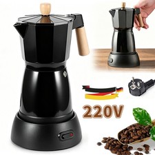 300ML Moka Elettrika elektrischer Espressokocher für 6 Tassen Kaffeemaschine
