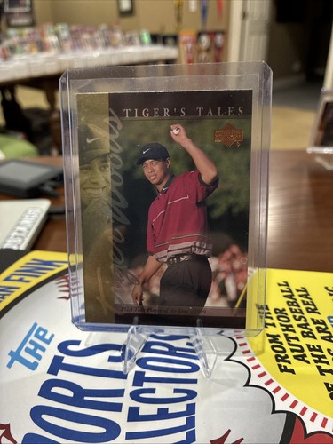 2001 Upper Deck Tiger\'s Tales Tiger Woods #TT18 Golf ROOKIE RC