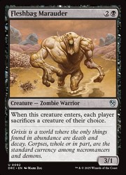 Fleshbag Marauder 92/226 Aetherdrift Commander Uncommon