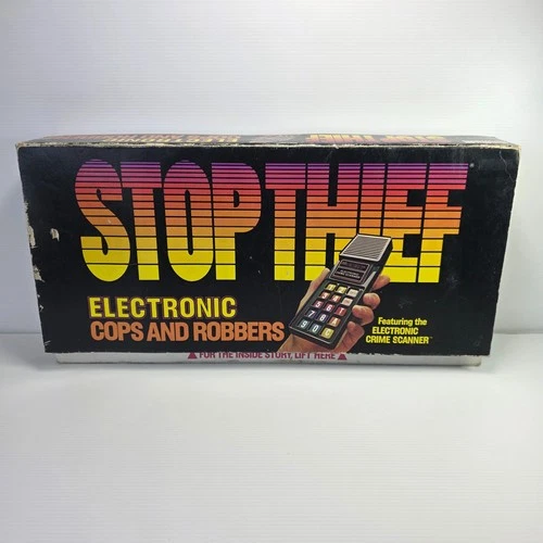 Vintage STOP THIEF Electronic Cops And Robbers Board Game Parker Brothers 1979