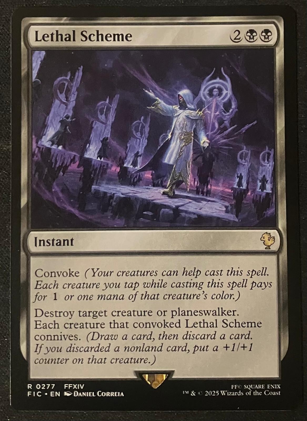 Lethal Scheme 277 Rare Commander: FINAL FANTASY Magic: The Gathering Near Mint