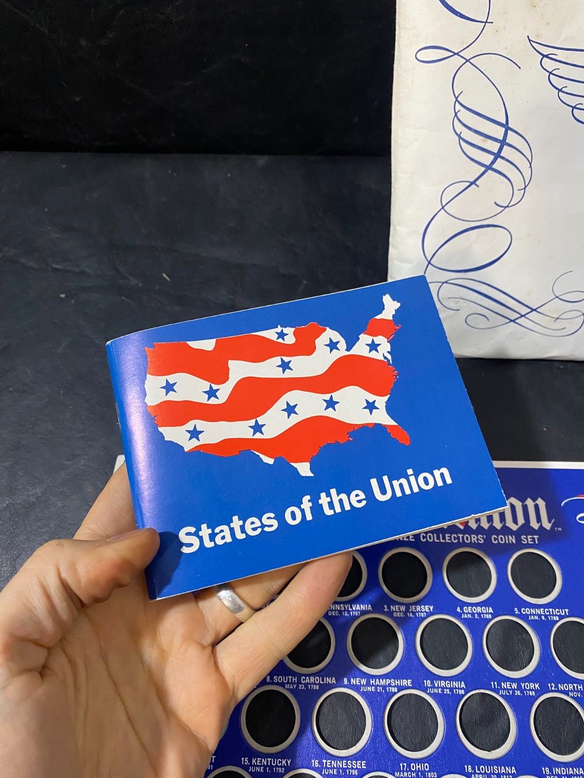 States of the Union Coin collection Solid Bronze with holder 1969 Shell Oil Co.