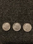 Lot Of 3 Nice Roosevelt Dimes. 1964-P (2), 1964-D