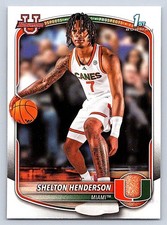 SHELTON HENDERSON  MIAMI   1st card 2025-26 BOWMAN #BPP-10