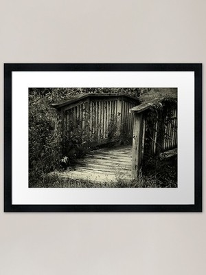 Brücke gerahmter Kunstdruck gerahmtes Wandbild Poster Leinwanddruck Bild