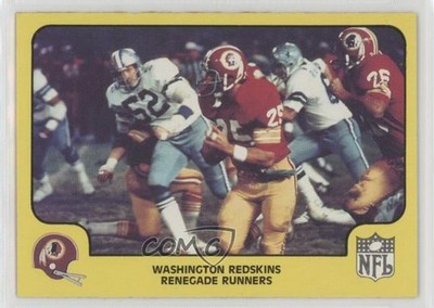 1978 Fleer Team Action Washington Redskins Team #55 9xo