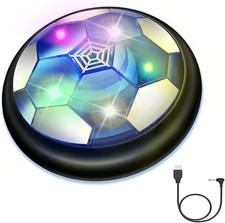 Hover LED Soccer Ball Kids Gift Fun Toy Foam Bumpers Rechargeable Indoor Play