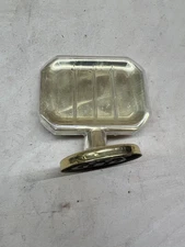 NOS Vintage MCM Gold Wall Mount Soap Holder by Hall-Mack