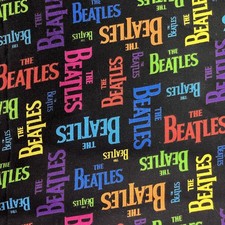 The Beatles 2008 VIP By Cranston 100 Cotton Fabric 44"x 40"