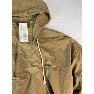 Calla Women's XXL Anorak Jacket Hooded Half Zip Drawstring Waist New
