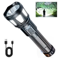 35000000 Lumens Super Bright LED Tactical Flashlight Rechargeable LED Work Light