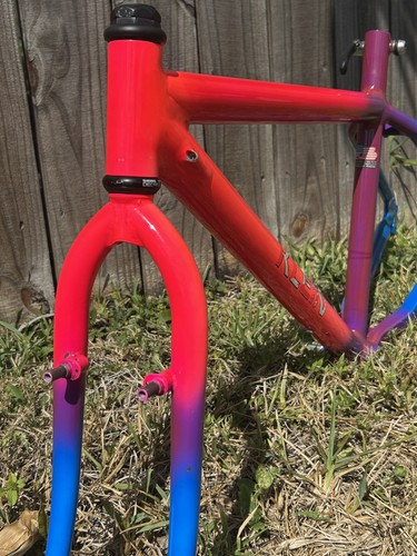 Vintage 1988 Klein Pinnacle Elite Aurora 18 Frameset Spinner Fork 90s MTB USA XT - Picture 10 of 23