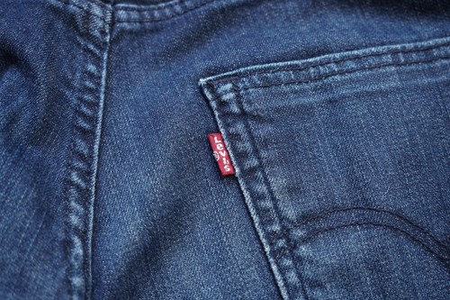 Levis 504 Commuter Regular Straight Jeans mens size W32 L34 M Medium STRETCH - Picture 12 of 15