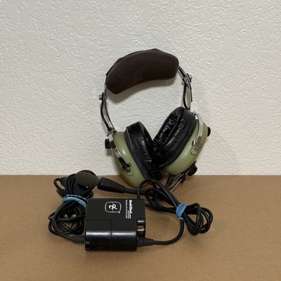David  Clark H10-13x ANR Aviation Headset - Works Tested