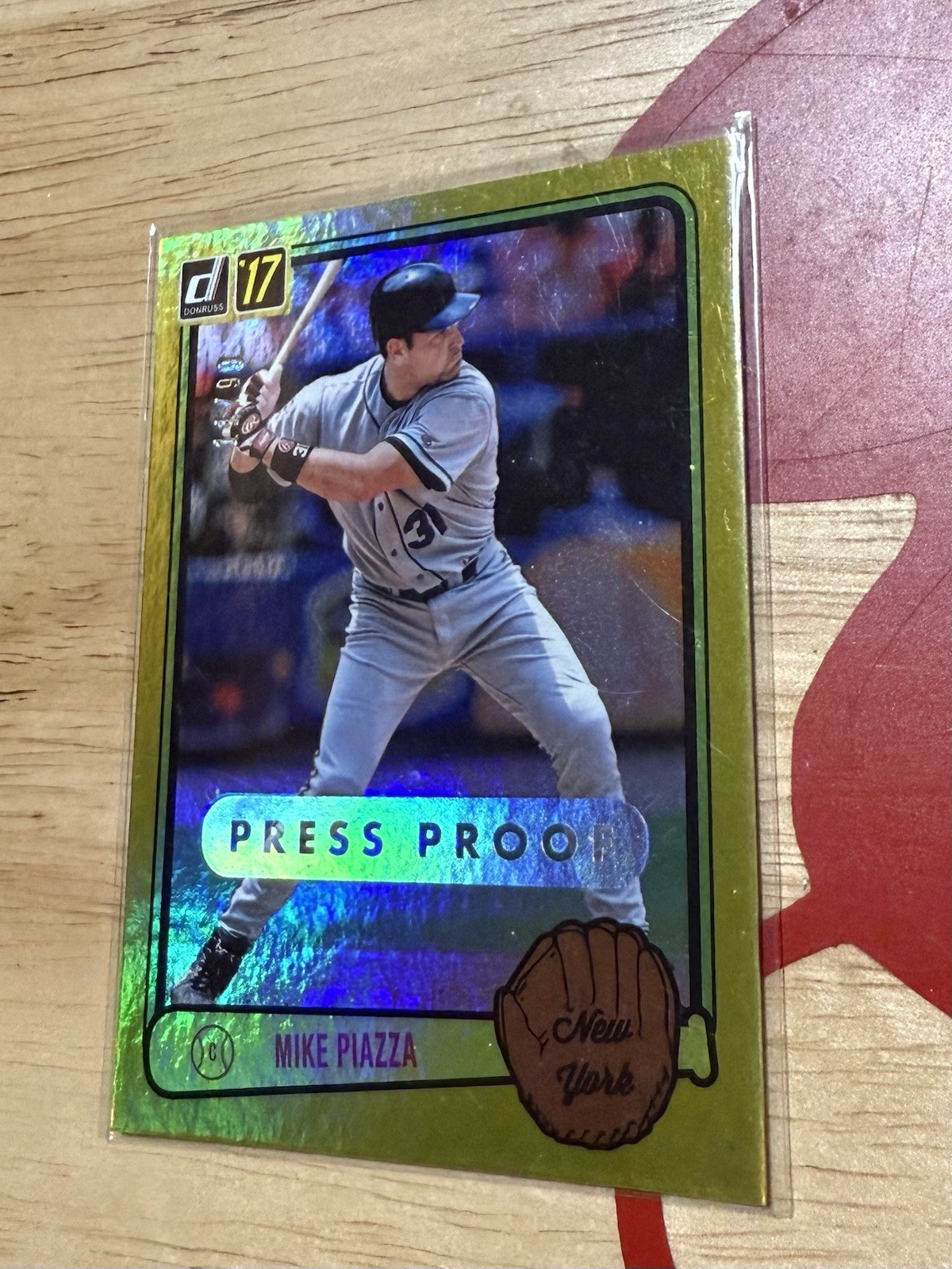 2017 Panini Donruss Retro 1983 Gold Press Proof /99 Mike Piazza #RV-41 HOF