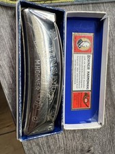 Vintage Hohner Curved Unsere Lieblinge 1950's Harmonica C with Box