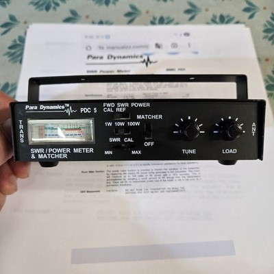 Mètre SWR Para Dynamics PDC-5 – Testeur D'ondes Radio, Occasion, Universel