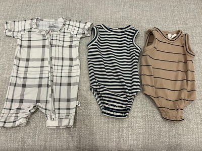 SIIX ,FOREVER FRENCH 3Pcs Lot Baby Rompers Clothes 0-3/3-6 Month