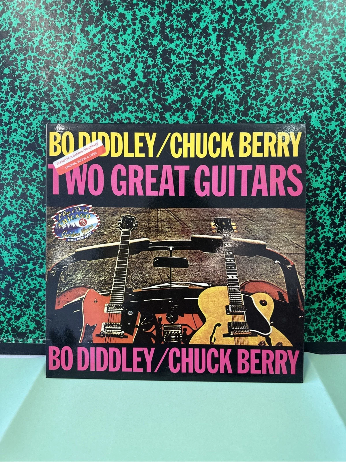 Vinyle 33 T Bo Diddley / Chuck Berry Two Great Guitare VG 405