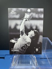 2025 Topps Black & White #088 Pete Alonso (Base) New York Mets