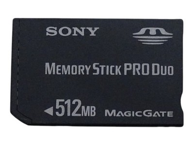 Sony Memory Stick Pro Duo Magic Gate 512MB MSX-M512S   used   Speicherkarte