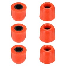 6Pcs Memory Foam Earbud Tips 4.5mm/0.18" Medium Ear Bud Tips, Red