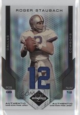 2007 Leaf Limited Threads Jersey Number Prime 4/12 Roger Staubach #182 HOF qc1
