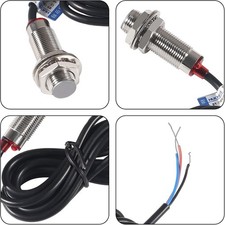 4pcs 10mm NJK-5002C Hall Effect Proximity Sensor Proximity Switch NPN 3-Wires...