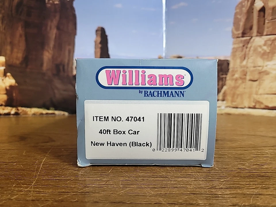 Williams O Gauge 40ft Box Car New Haven (Black) - Image 2 of 4