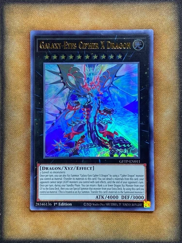 Yugioh Galaxy-Eyes Cipher X Dragon GFTP-EN011 Ultra Rare 1st Ed NM