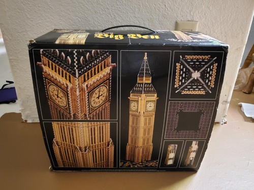 Vintage Wrebbit PUZZ-3D Large 3 Dimensional Puzzle Big Ben 1483 Pieces - Picture 2 of 5