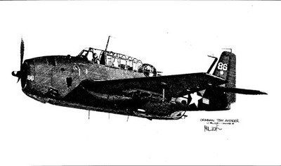 Grumman TBF/M Avenger - Milich Warbird Collection 1978 - Unposted - Postcard