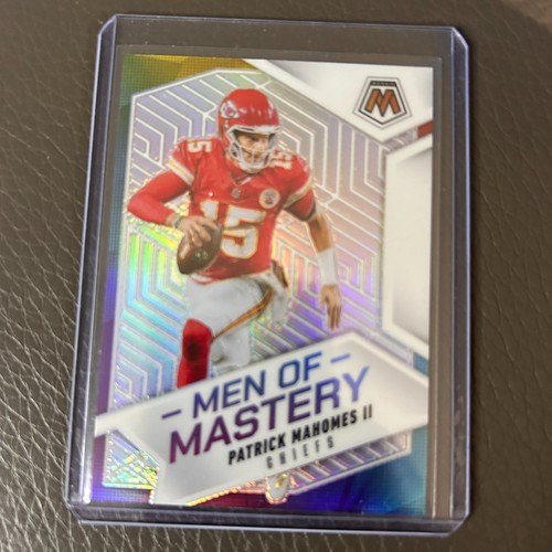 2025 Panini Mosaic - Men of Mastery Patrick Mahomes II #13 Silver Prizm