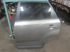 14-15 KIA SORENTO Left Driver Rear Door Titanium Silver w/o sunshade 