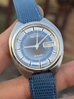 Seiko Advan 7019-7150 Automatic Rare Blue Dial Vintage Men's Watch Japan