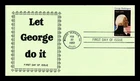 Dr Jim Stamps George Washington 250Th Anniversary First Day Of Issue Cover