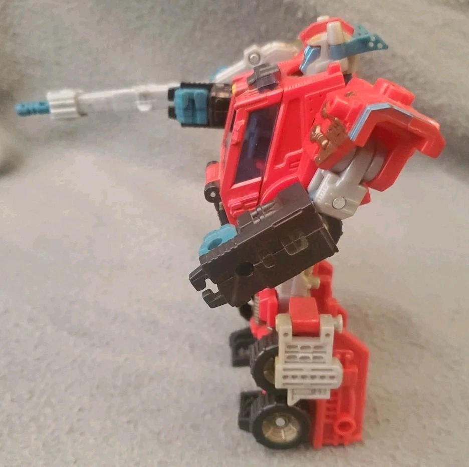 Transformers Energon Combat Class Inferno 100% Complete Powerlinx 2003 Vintage - Image 4 of 4