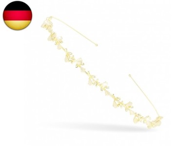 1 Stück Metall Haarband, Haarreifen Damen, Strasssteine Stirnbänder für Fr