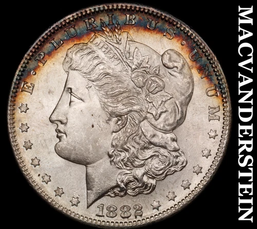 1882-S Morgan Dollar- Choice Gem Brilliant Uncirculated+++ Luster #i8863