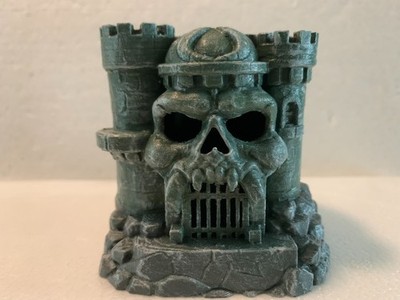 Hand Painted Resin Castle Grayskull  inspired Desk Organizer- Pen & Pencil Cup