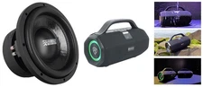 Sundown Audio SA-10 D4 Classic 10" 1000w RMS Subwoofer+Bluetooth Party Speaker