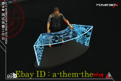 TOYS-BOX Debug Station Scenario Working Table Apply To 1/12 6  HOTTOYS Iron Man
