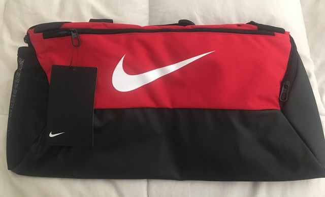 Nike Brasilia Medium Training Gym Duffel Duffle Bag Ba5977 657 Red/black for sale online | eBay