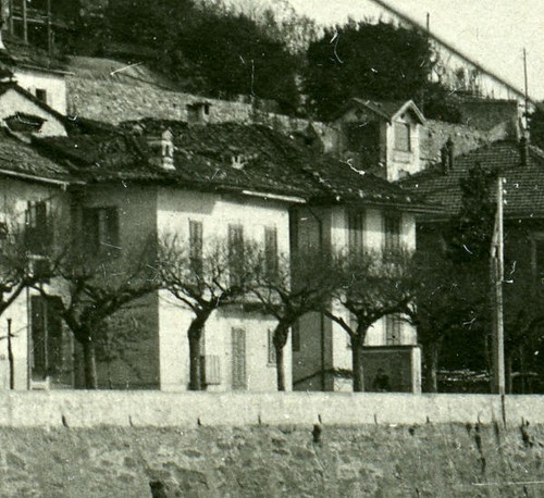 Italien Alpen Lago Maggiore Ghiffa altes Possemiers Stereo Foto 1910 - Bild 2 von 3